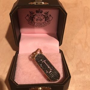 *BNIB Juicy Couture Pave Skateboard Charm Glitter*